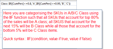 Perform ABC Analysis (Pareto Analysis) using the DSUM () function : [Part 2 of 2]